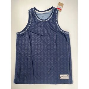 Nike Dri-Fit Giannis Freak Mesh Basketball‎ Jersey Blue Mens Size LG New w/ Tag